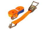 Cinta transportadora UNITRAILER de 8 m/35 mm/2 t de color naranja con tensor