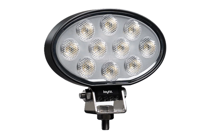 Reflector de lámpara de trabajo LED LAYTZ LY7401, 40 LED, 4000 lm, ovalado.