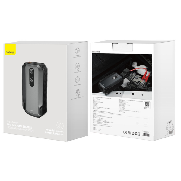 Banco de energía de arranque BASEUS Super Energy Max Power Bank 20000mAh con función de arranque de 12V