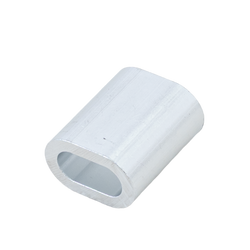 Conector de aluminio para cuerdas DROMET ZLA.5, manguito para cuerdas de 5 mm