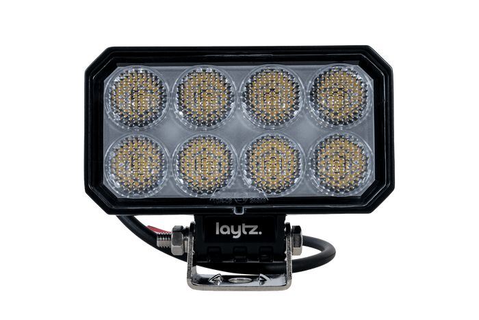 Reflector de lámpara de trabajo LED LAYTZ LY7302, 32 LED, 3200 lm, rectangular