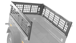 Laterales de malla para remolque UNITRAILER GARDEN TRAILER 150 KIPP