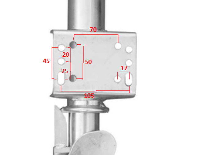 Rueda jockey automática 60 mm UNITRAILER