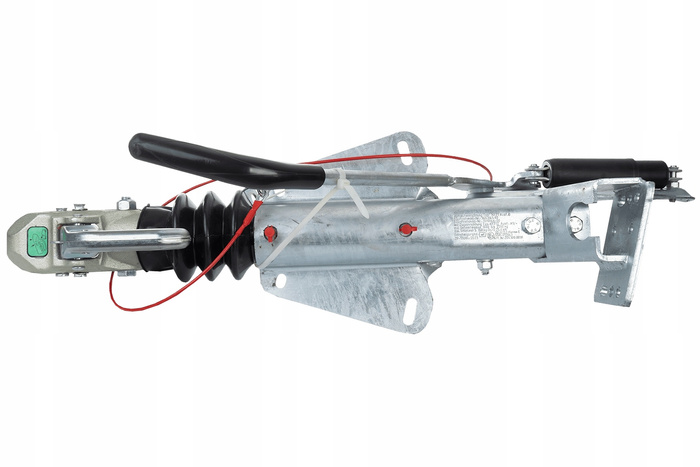 Dispositivo de inercia KNOTT KF27B con enganche K27A para remolque de 2700kg con lanza en V y soporte para rueda de apoyo