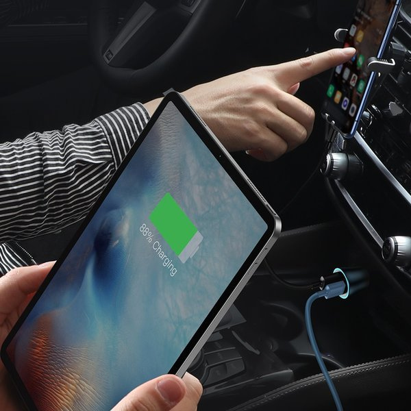 Cargador de coche BASEUS Golden Pro 2xUSB de 40 W + cable USB