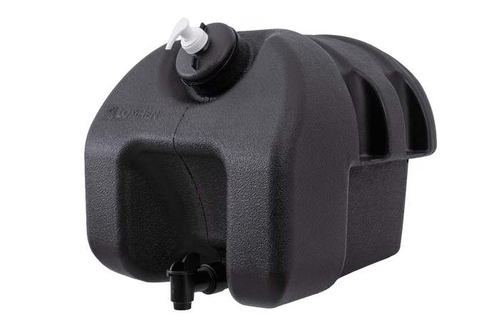 Depósito de agua LOKHEN de 18l para remolque de autobús con dispensador de jabón