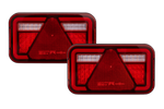 Luces traseras LED ASPÖCK MULTILED IV con base de bayoneta de 5 pines y 7 funciones (izquierda y derecha).