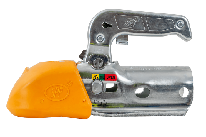 Enganche de bola STEELPRESS BC-3000.1D-00-00+Z3 para remolque de 3000 kg con barra de tiro tubular de 35-50 mm