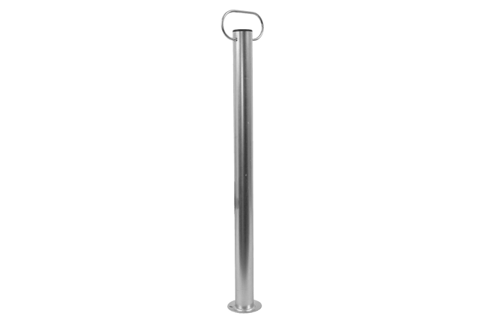 UNITRAILER MS 0019-700 soporte fijo para remolque de plataforma plana de 150 kg, 48 mm, 700 mm