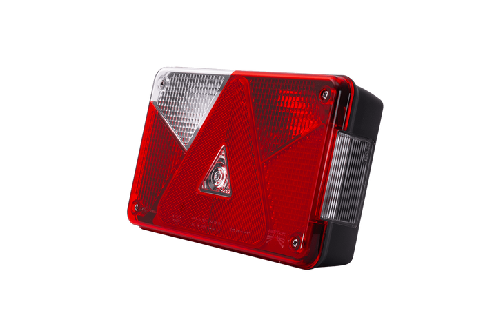 Juego de luces: luces traseras ASPÖCK MULTIPOINT V + luces de posición laterales ASPÖCK FLEXIPOINT I + arnés ASPÖCK de 7 pines y 4,5 m