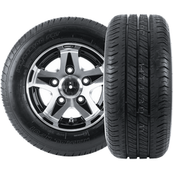 Juego de dos ruedas reforzadas para remolque LINGLONG TIRE 195/55 R10C 98/96N ALU UNITRAILER RIM 6Jx10" 5x112 ET:-4