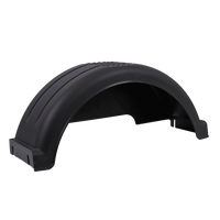Guardabarros para remolque de barco de 13" DOMAR D20422C, paso de rueda de 715/240 mm