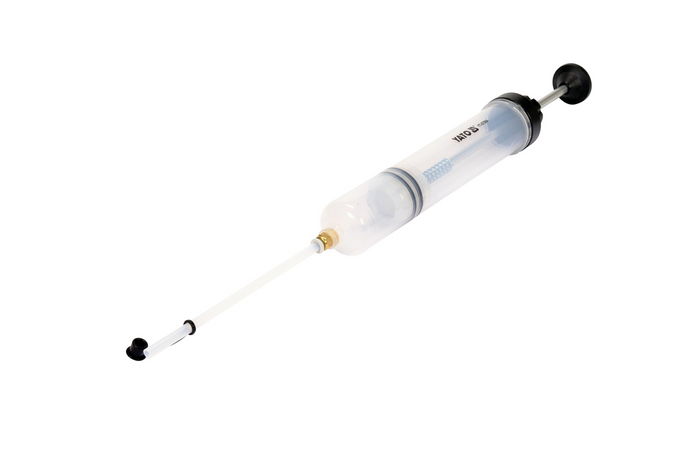 Dispositivo de succión manual para fluidos quirúrgicos, jeringa YATO YT-07084 de 500 ml.