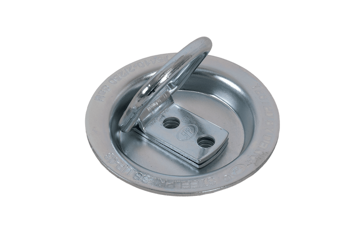 Enganche de remolque de montaje empotrado en el suelo STEELPRESS UP-03 para asegurar la carga