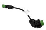 Adaptador de bayoneta de 5 pines / conector angular ASS2 de 7 pines ASPÖCK Adaptador derecho