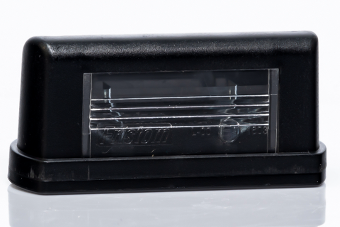 lámpara de matrícula