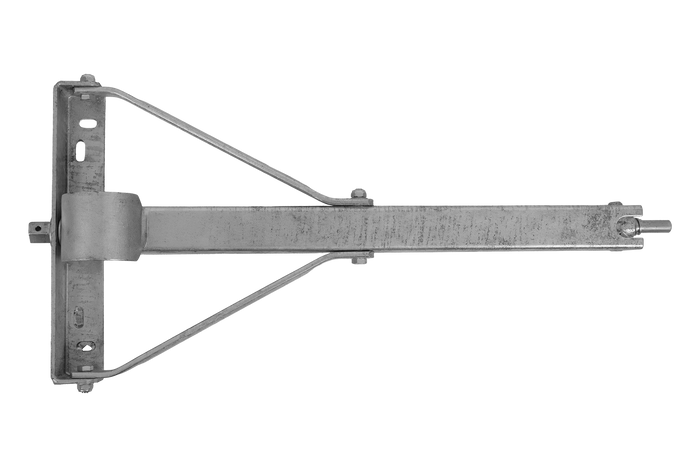 Estabilizador de esquina extensible KNOTT 6X1197.007 para remolque de 1100 kg y 498 mm