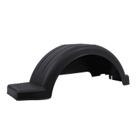 Guardabarros para remolque de barco de 14" DOMAR D20430D, paso de rueda de 930/255 mm