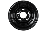 Llanta de acero para remolque UNITRAILER negra 6Jx10"H2 5x112 ET:-4