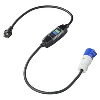 Cable adaptador Schuko/CEE ProPlus 373589V01DE para interruptor diferencial de 150 cm