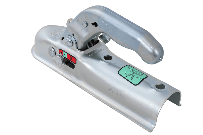 Enganche de bola KNOTT K7.5-C para remolque de 750 kg con barra de tiro tubular de 50 mm