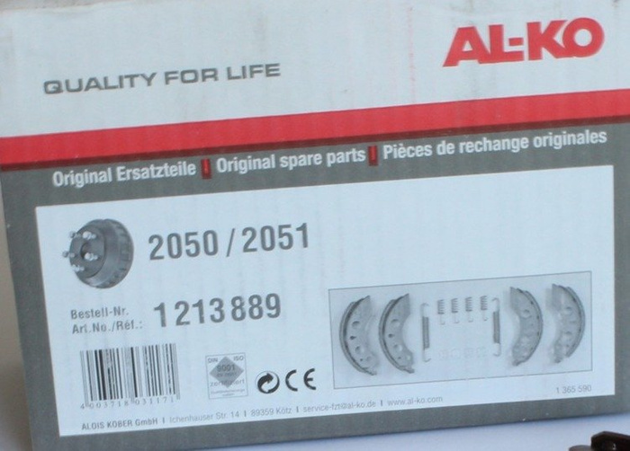 Zapatas de freno AL-KO 2050/2051