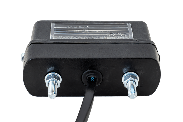 Piloto matrícula Aspöck Regpoint pequeño 12V 0,8m