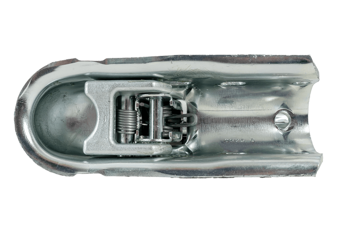 Enganche de bola STEELPRESS BC-3000.1D-00-00 para remolque de 3000 kg con barra de tiro tubular de 50 mm