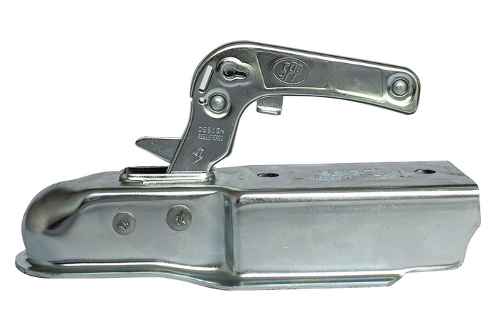 Enganche de bola STEELPRESS ZSK-0750J para remolque de 750kg con barra de tiro cuadrada de 70mm