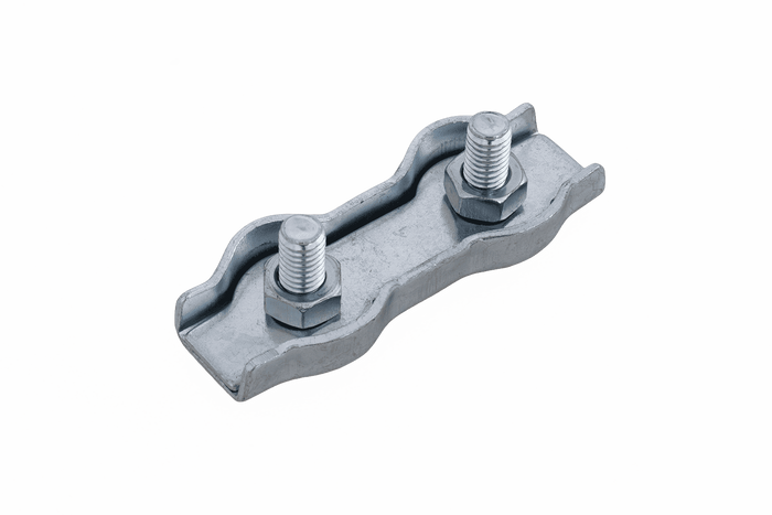 Abrazadera de cuerda doble DROMET ZLS.6 para cuerdas de 6 mm