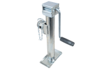 Soporte extensible con adaptador UNITRAILER TJ5001+TJ5002A para remolque de plataforma plana de 1300 kg (364-614 mm)