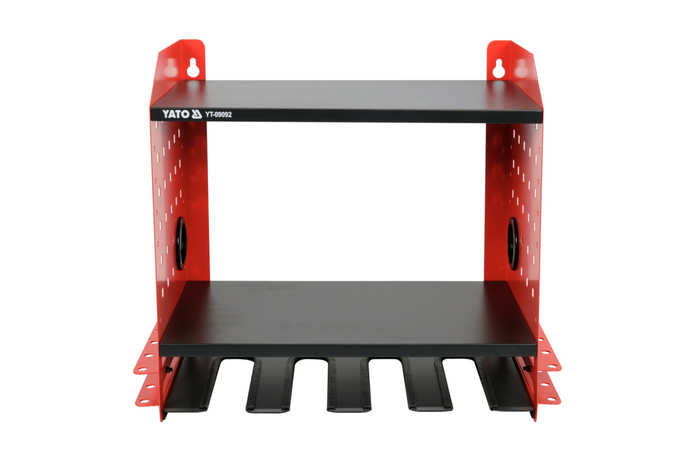 Estantería de taller YATO YT-09092, estantería metálica para herramientas eléctricas, 465 x 405 x 225 mm