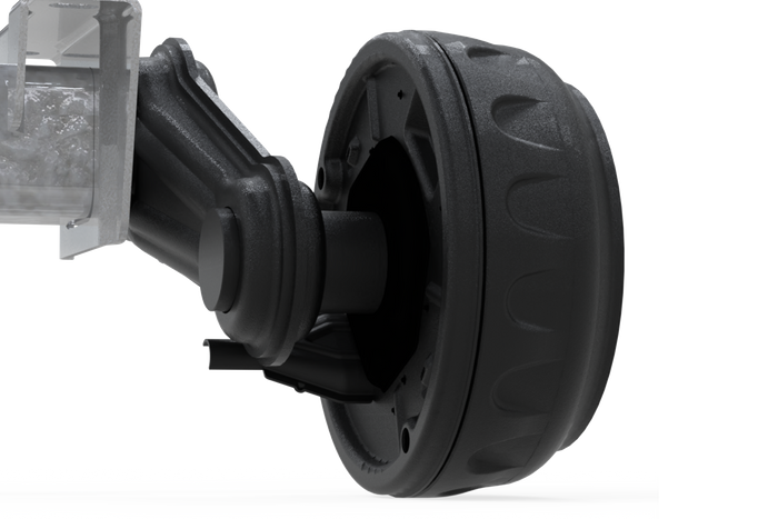 KNOTT VGB13M eje frenado para remolque / grúa 1350kg 900mm 1350mm 5x112