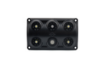 Lámpara LED HORPOL LWD2157/CZ de 900 lm para interior de coche, color negro, con interruptor y diodo rojo.
