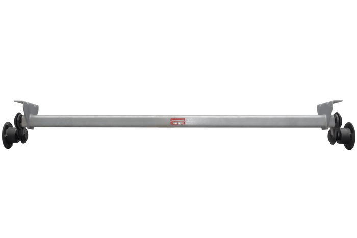 Eje sin freno KNOTT VG7-L para remolque UNITRAILER 750kg 1505mm 1805mm 4x100