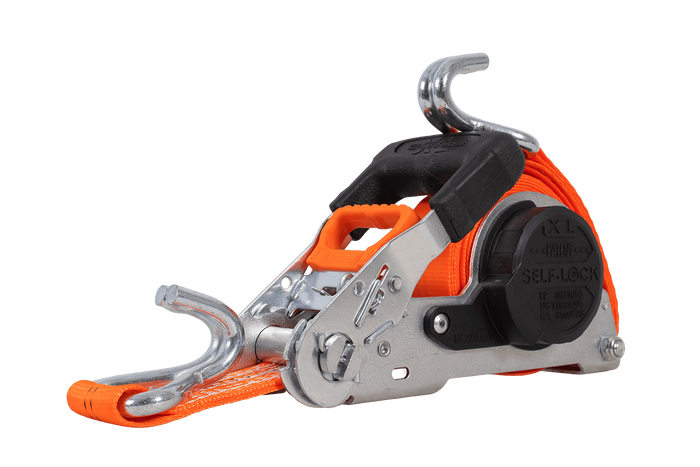 Cinta transportadora retráctil automática FASY de 5 m/35 mm/1 t, color naranja, color naranja.