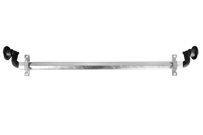 AL-KO OPTIMA eje sin freno para remolque 750kg 1350mm 1840mm 4x100