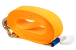 Juego de cuatro cintas transportadoras KAMAR de 3 m/25 mm/0,8 t de color naranja con tensor.