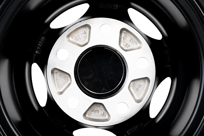 Rueda reforzada para remolque KENDA TIRE 195/55 R10C 98/96N LLANTA DE ALUMINIO STARCO negra 6Jx10"H2 5x112 ET:-4