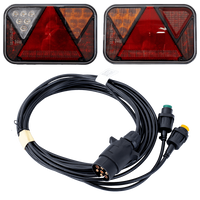 Luces traseras LED FRISTOM + arnés MANTES 4m 7PIN