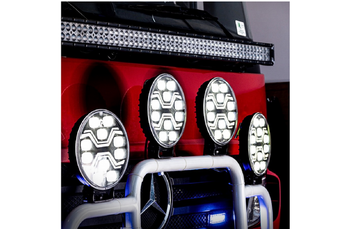 Reflector de lámpara de trabajo LED KAMAR X-SPIDER TOXIC L3440 10xLED 80W