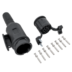 Conector UNITRAILER TL0178 de 13/8 pines para toma de enganche de remolque