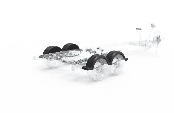 Guardabarros para remolque de barco 13-14" DOMAR D20422 paso de rueda 950/240mm