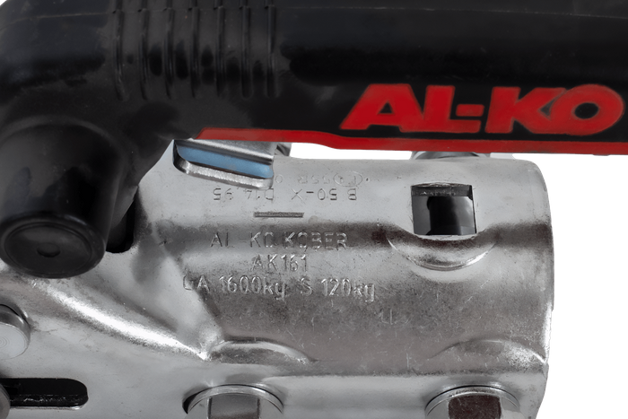 Enganche de bola AL-KO AK161 para remolque de 1600 kg con barra de tiro tubular de 50 mm