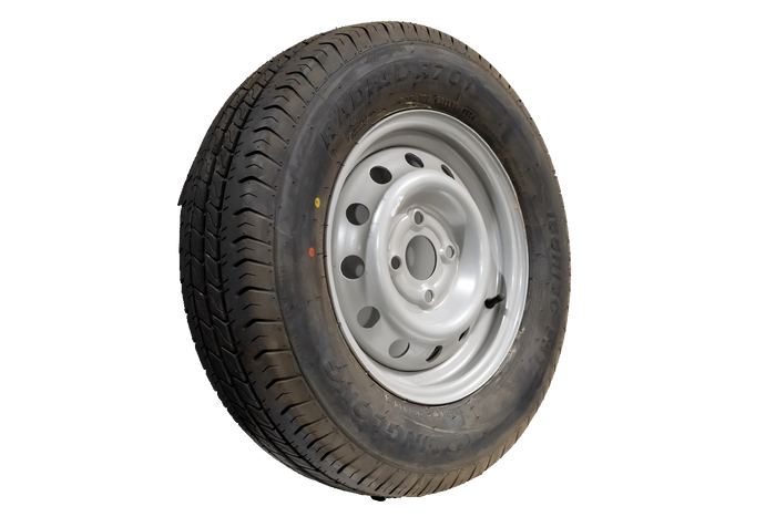 OUTLET Rueda de remolque NEUMÁTICO LINGLONG 165/80 R13C 96/94N UNITRAILER RIM 4Jx13&quot;H2 4x100 ET:30