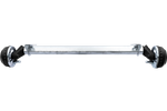 AL-KO COMPACT eje frenado para remolque / grúa 1350kg 1600mm 2050mm 5x112