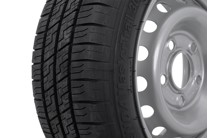 Rueda reforzada para remolque TIRE KENDA 195/50 R13C 104/102N RIM KENDA 6Jx13"H2 5x112 ET:30