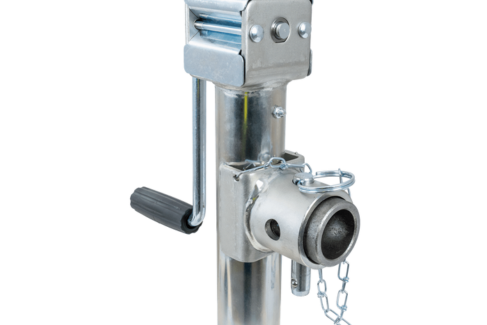 UNITRAILER TJ5001 Soporte de manivela extensible para remolque de plataforma de 1300 kg 364-614 mm