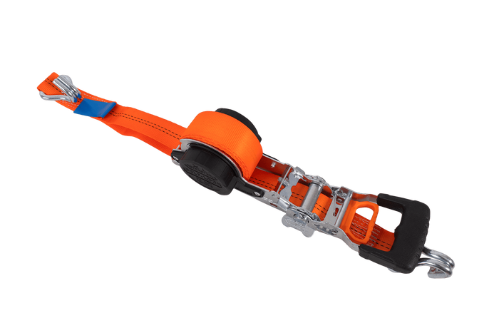 Cinta transportadora retráctil automática FASY de 5 m/35 mm/1 t, color naranja, color naranja.