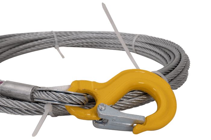 Cable de cabrestante para enganche de remolque EFMETAL 638kg 12,5m